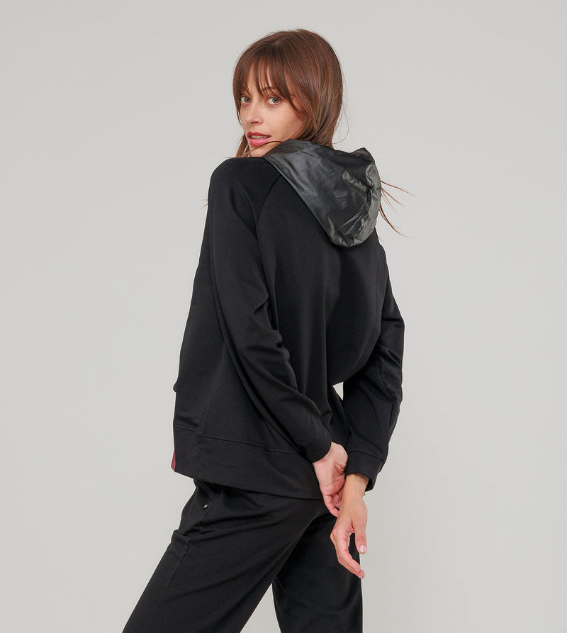 Anekke Black hoodie Ventas relámpago