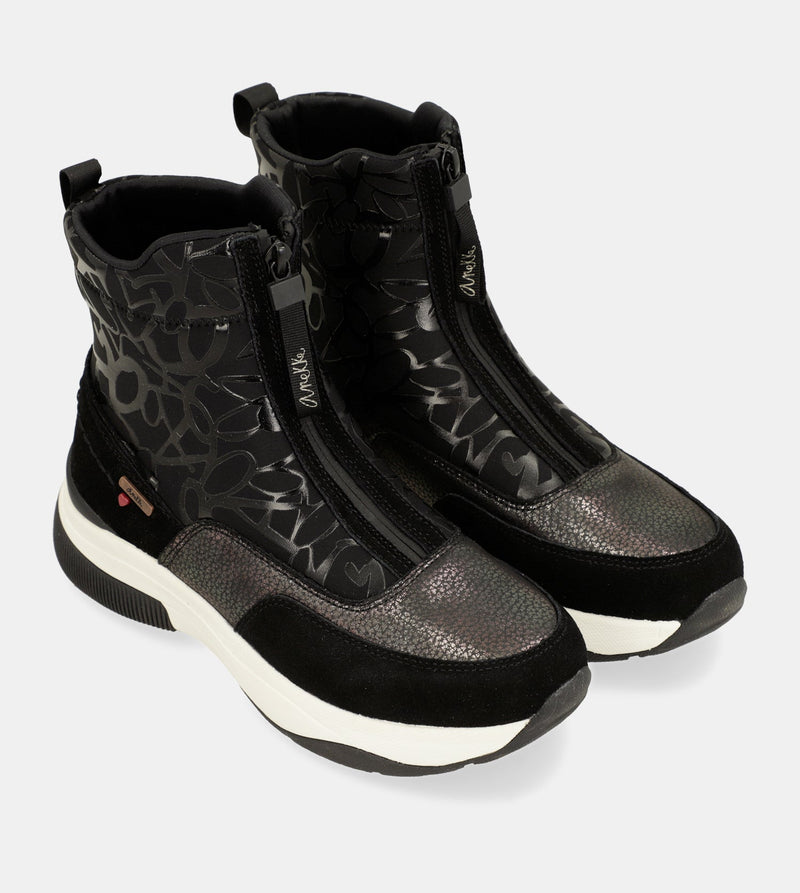 Anekke Dressy black sporty ankle boot Descuento