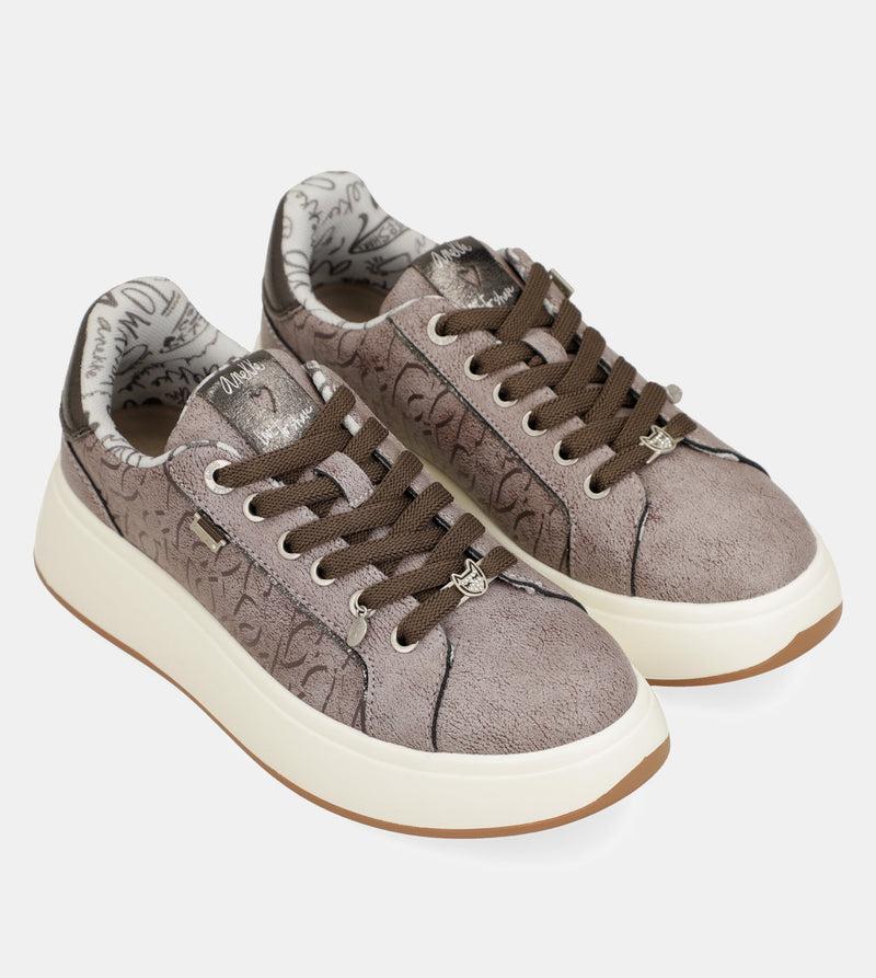 Anekke Casual ecru sneakers Liquidación