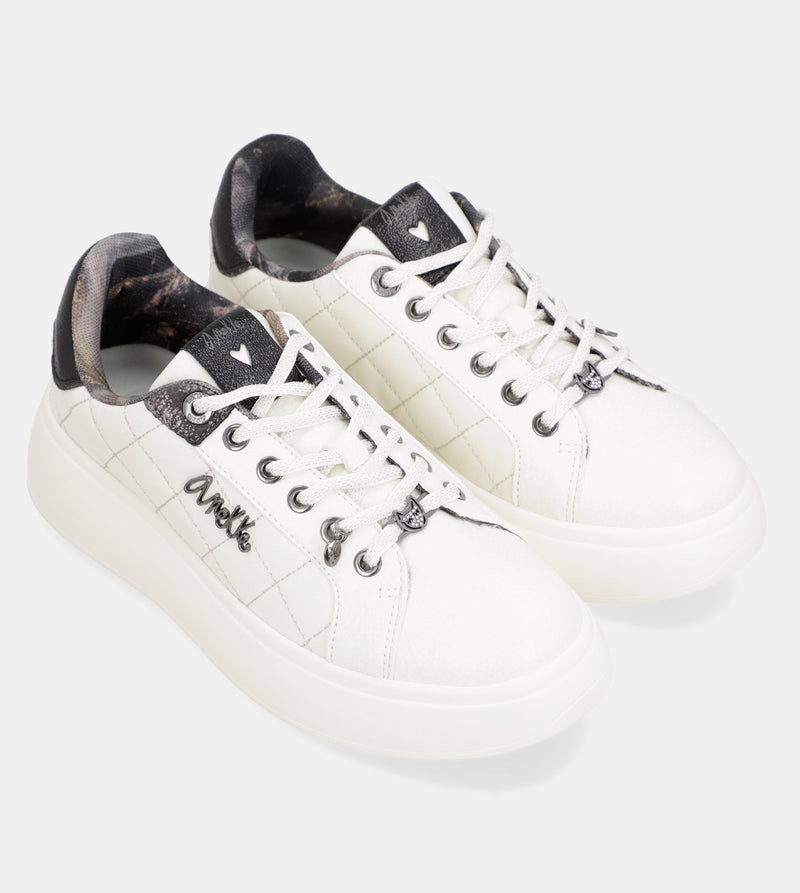 Anekke Casual white sneakers Mejor oferta