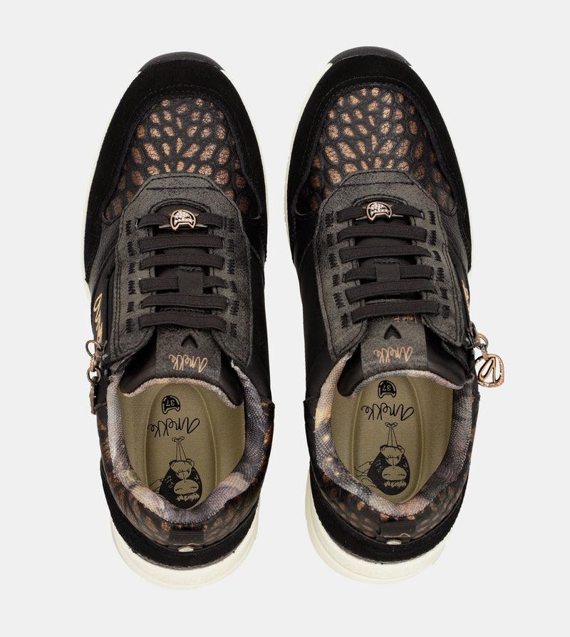 Anekke Dreams black wedge sneakers Rebajas top