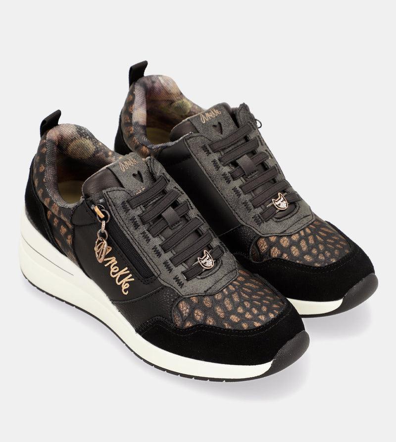 Anekke Dreams black wedge sneakers Rebajas top