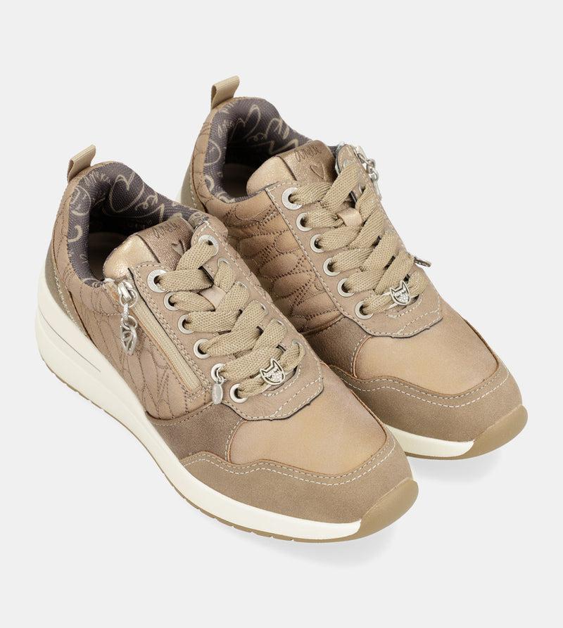Anekke Dreams brown wedge sneakers Oferta especial