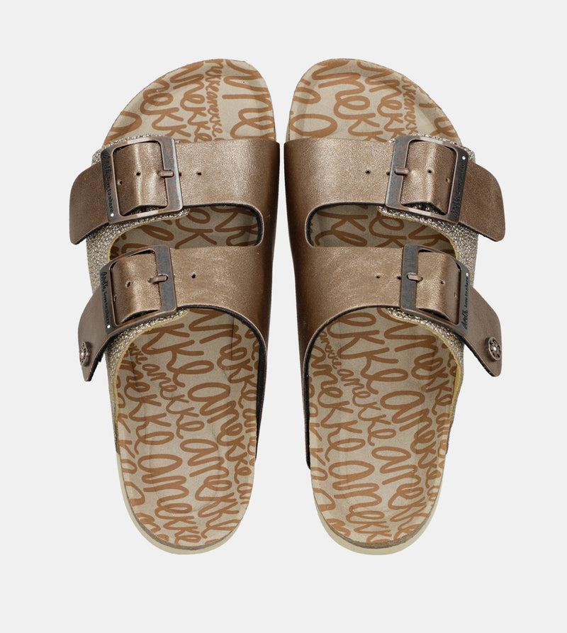 Anekke Women's bronze bio sandals Promoción trimestral