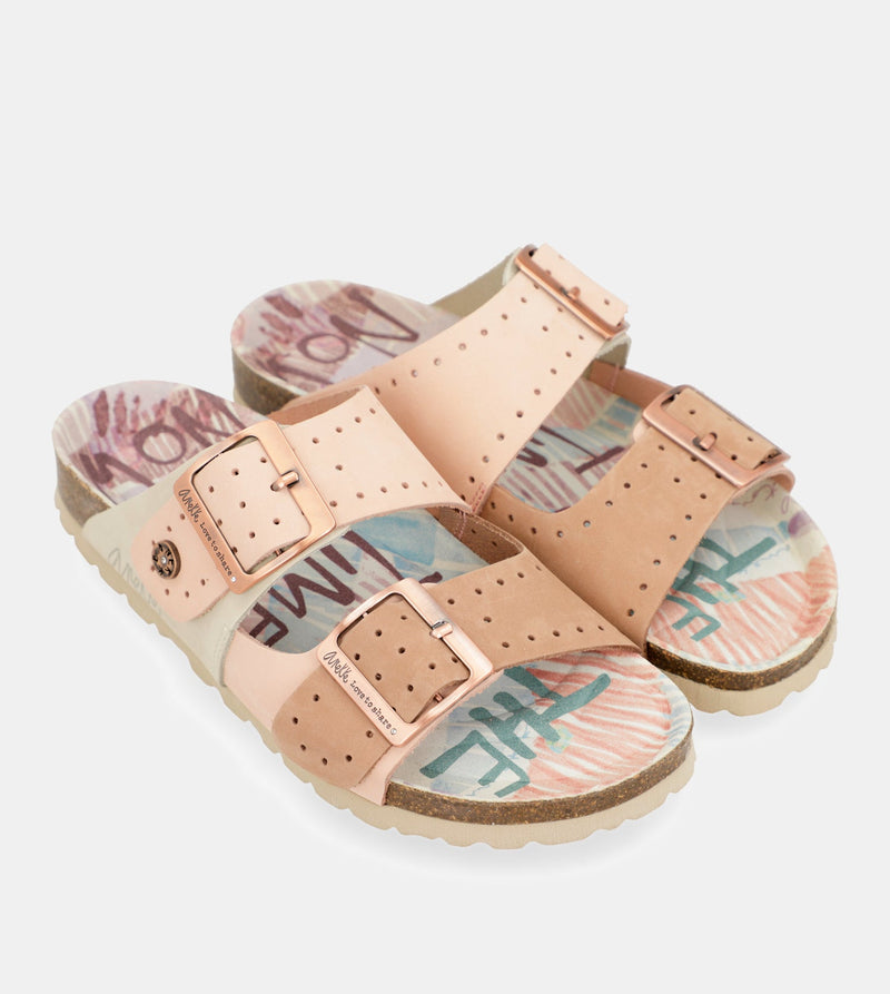 Anekke Women's nude bio sandals Solo queda un día