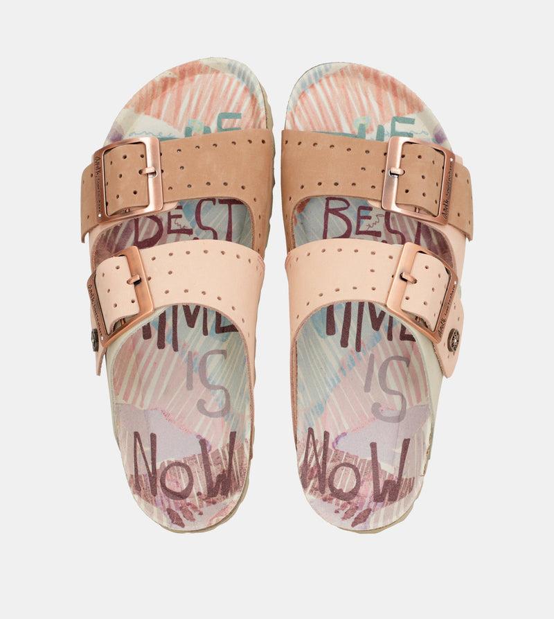 Anekke Women's nude bio sandals Solo queda un día