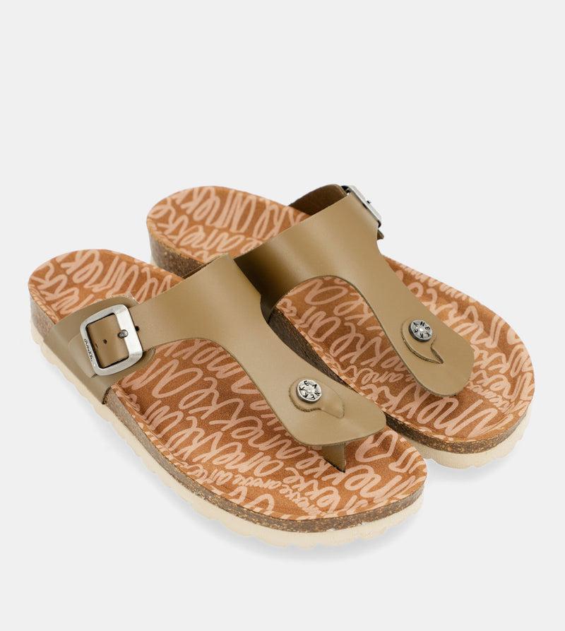 Anekke Women's green bio sandals Grandes descuentos