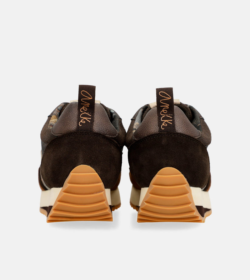 Anekke Brown Palette Patterned Sports Sneakers Descuentos del mes