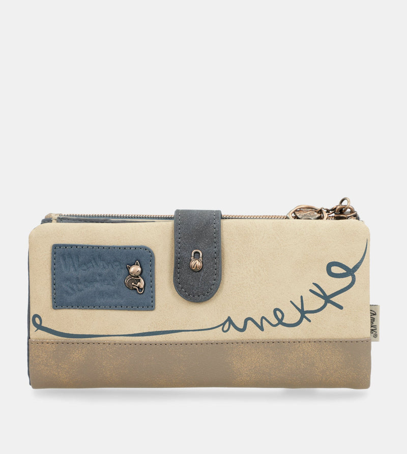 Anekke Large flexible RFID wallet Memories Ventas relámpago