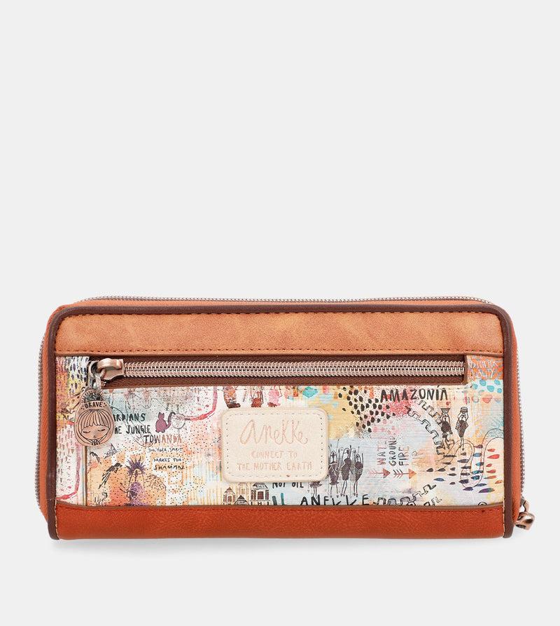 Anekke Menire large RFID embossed wallet Precios de Black Friday