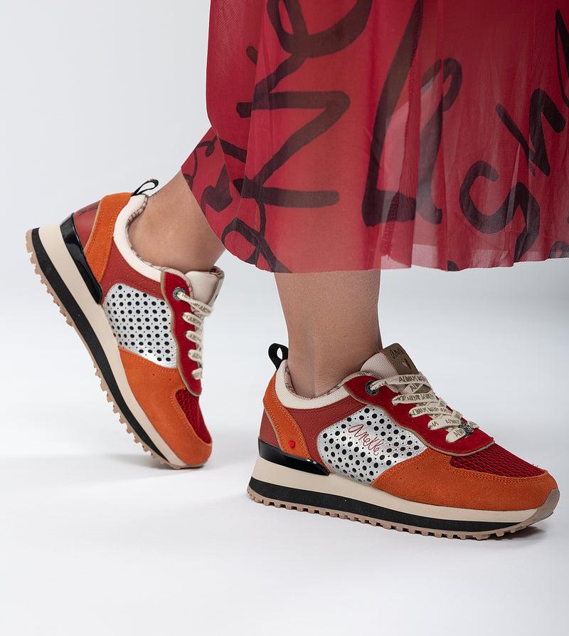 Anekke Red platform sneakers Gran oferta