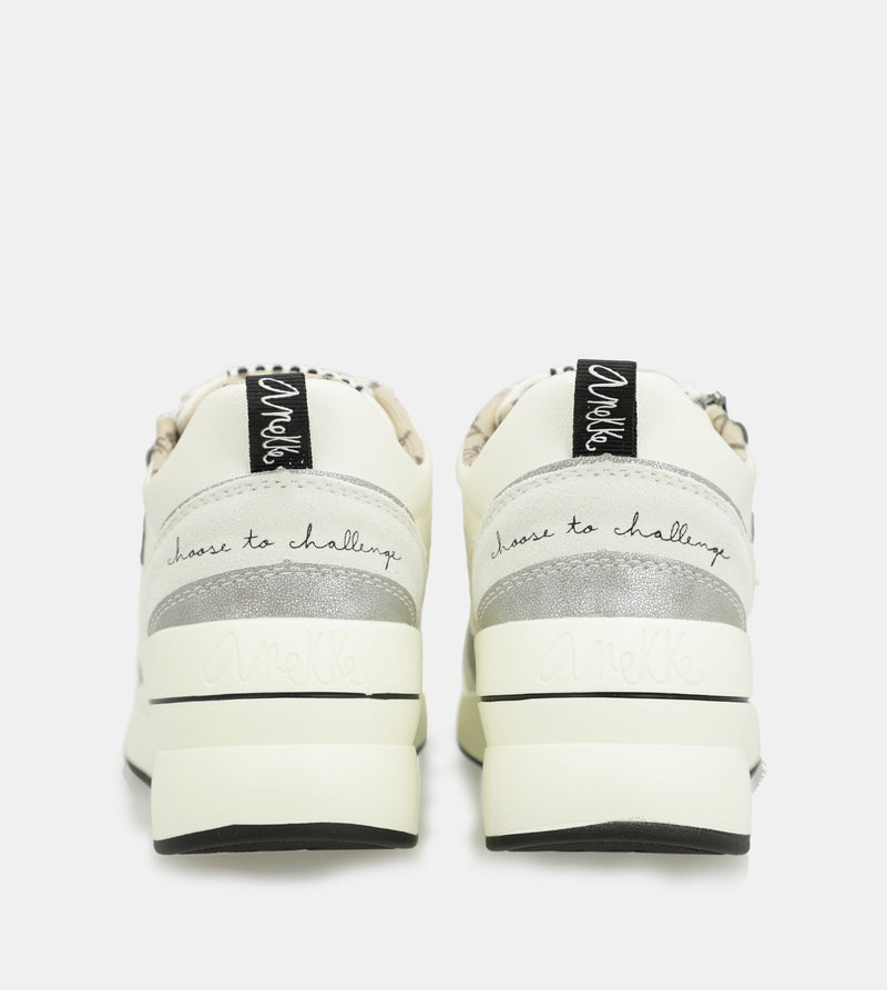Anekke White wedge sneakers with polka dots Los más vendidos