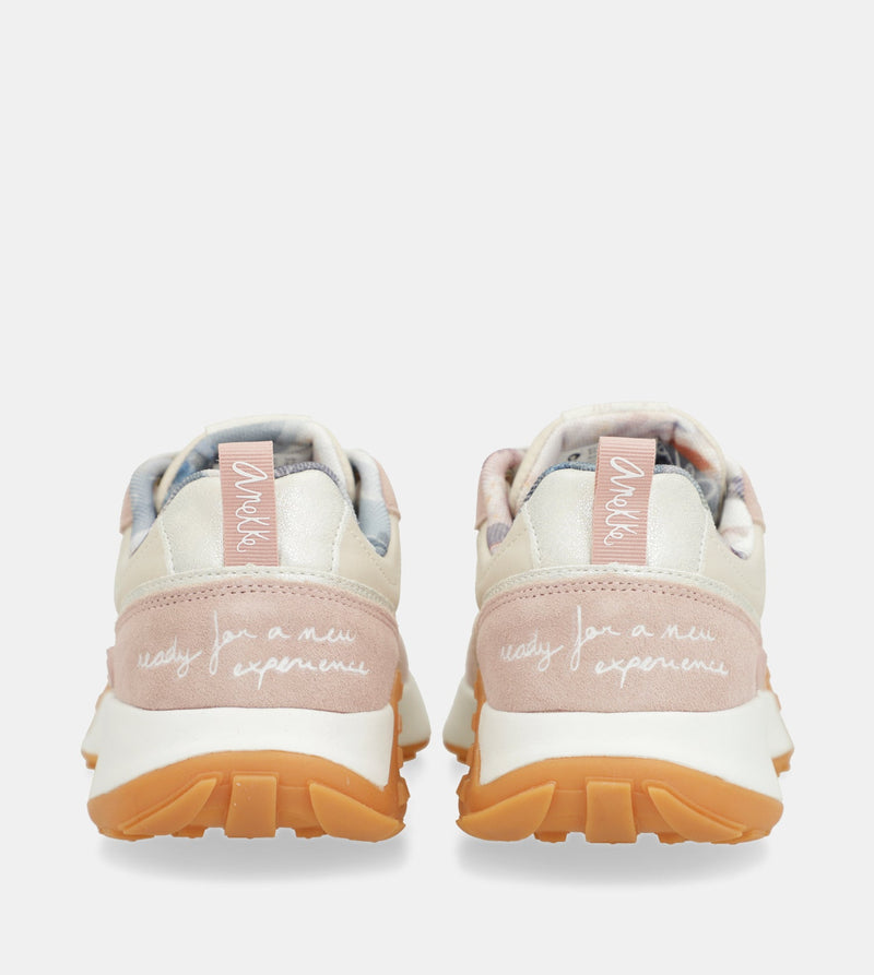 Anekke Retro pink sneakers Ventas relámpago