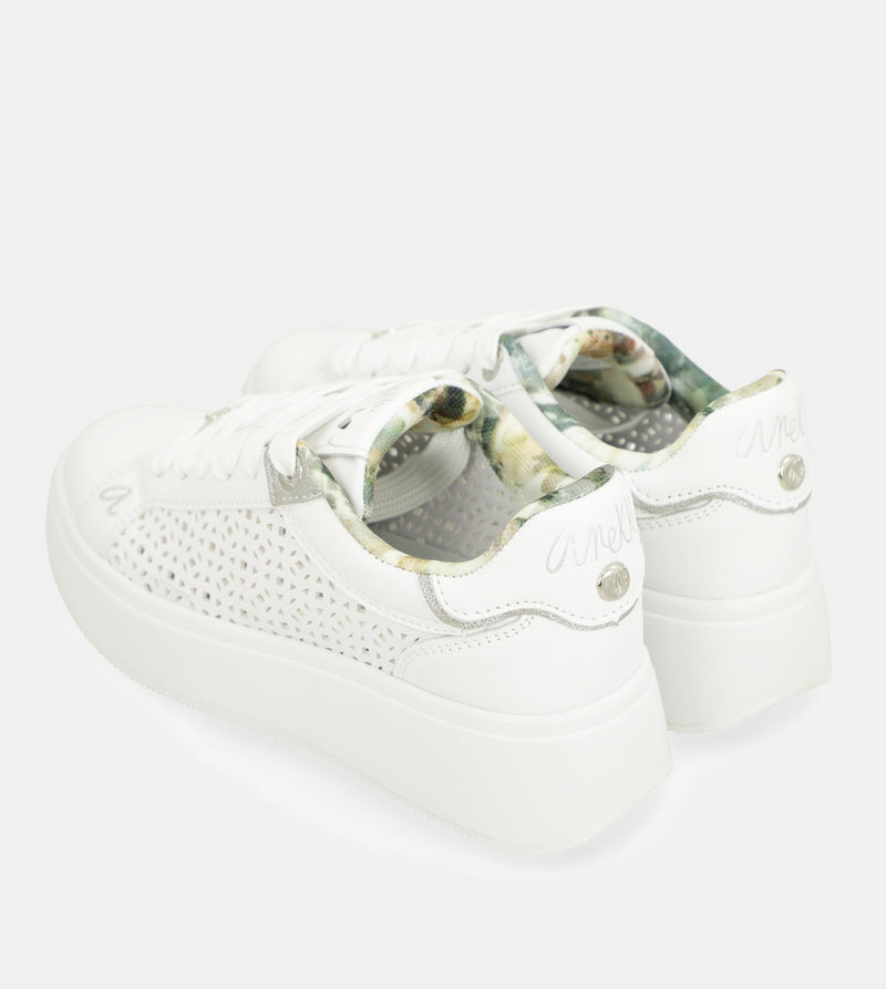 Anekke White Spotted Sneakers Tienda