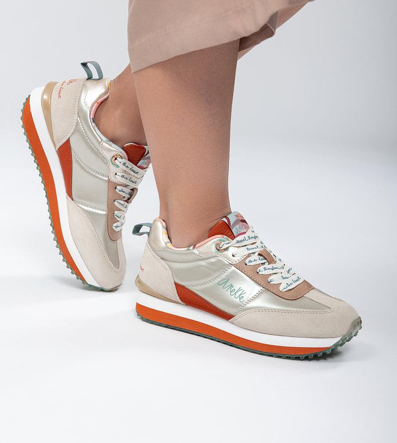 Anekke Beige Smart Sneakers Rebajas online