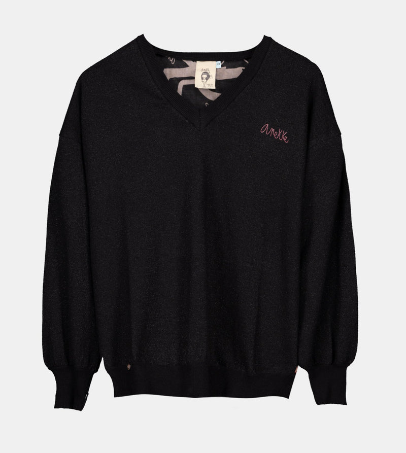 Anekke Black sweater with printed back COMPRAR AHORA