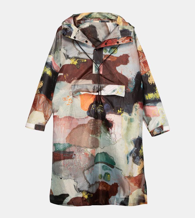 Anekke Foldable green rain jacket Precio de fábrica