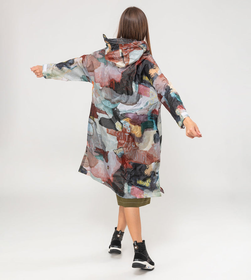 Anekke Foldable green rain jacket Precio de fábrica
