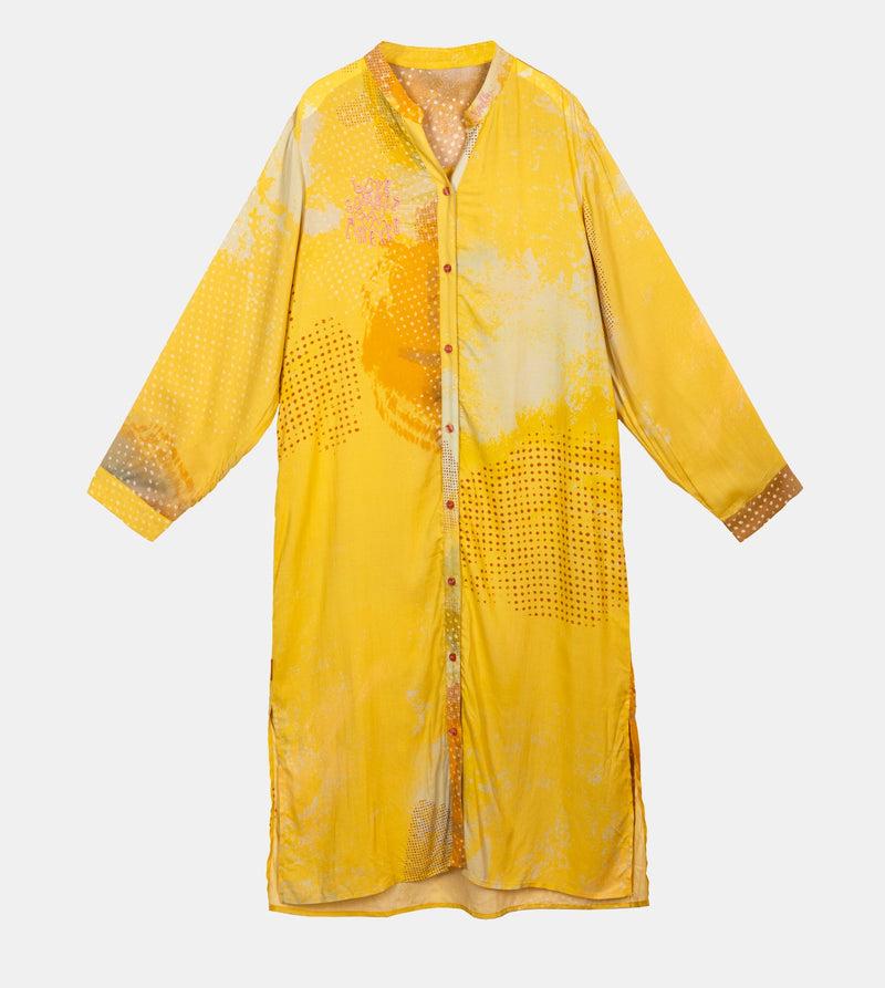 Anekke Yellow shirt dress Última moda