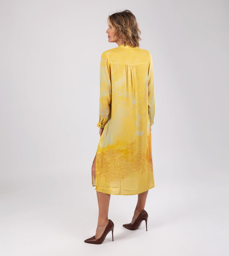 Anekke Yellow shirt dress Última moda