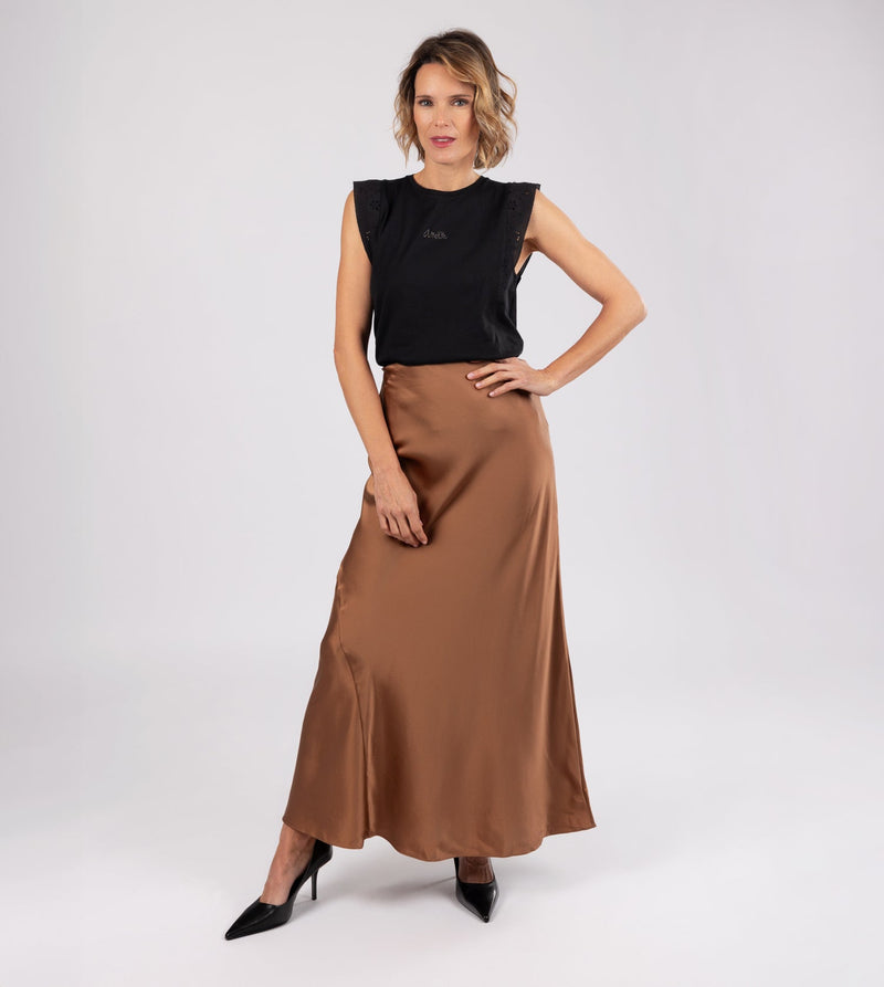 Anekke Anekke black tank top Devoluciones gratuitas