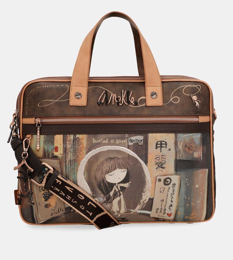 Anekke Shōen brown document holder Rebajas de fábrica