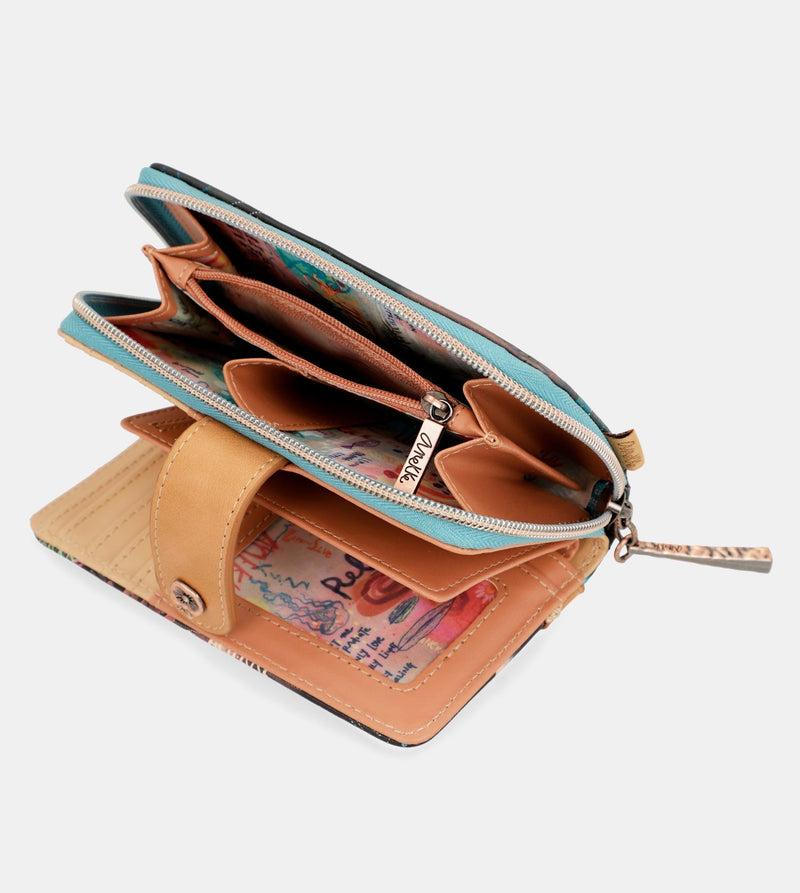 Anekke Coral black coin purse wallet Últimos 2 días