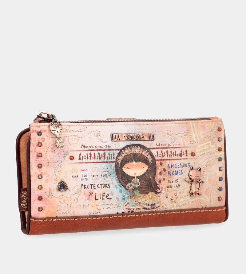 Anekke Menire large flexible RFID wallet