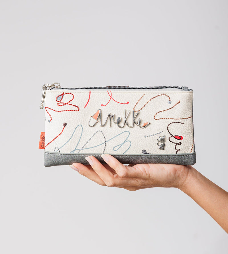 Anekke Large flexible RFID wallet Alma Grandes descuentos