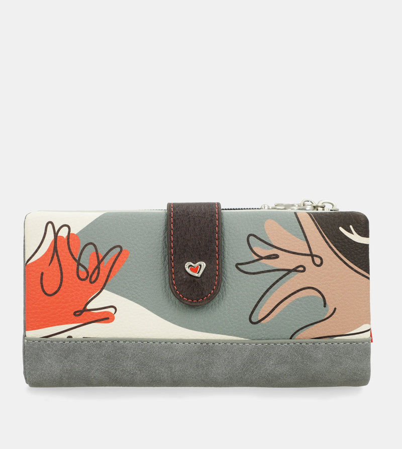 Anekke Large flexible RFID wallet Alma Grandes descuentos