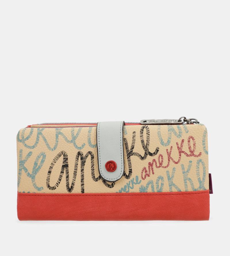 Anekke Fashion flexible large RFID wallet Limitado a 3 días