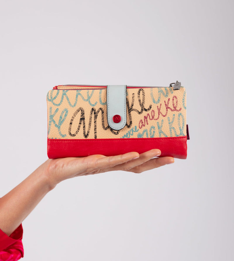 Anekke Fashion flexible large RFID wallet Limitado a 3 días