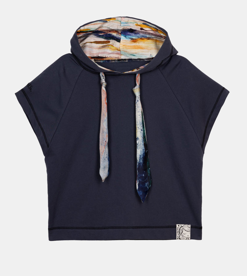 Anekke Studio navy blue sleeveless sweatshirt Solo hoy