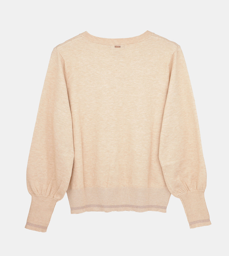 Anekke Beige Shōen V-Neck Sweater Solo queda un día