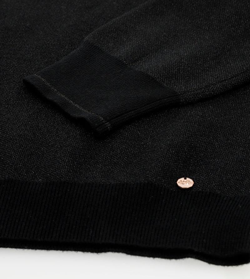 Anekke Black Contemporary Sweater Envío internacional gratuito