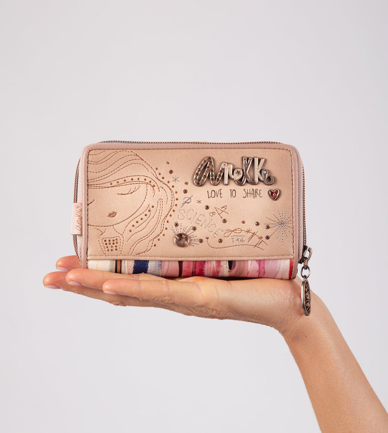Anekke Studio nude medium RFID wallet