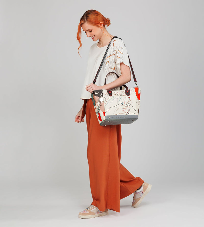 Anekke Black shopper bag Alma En oferta