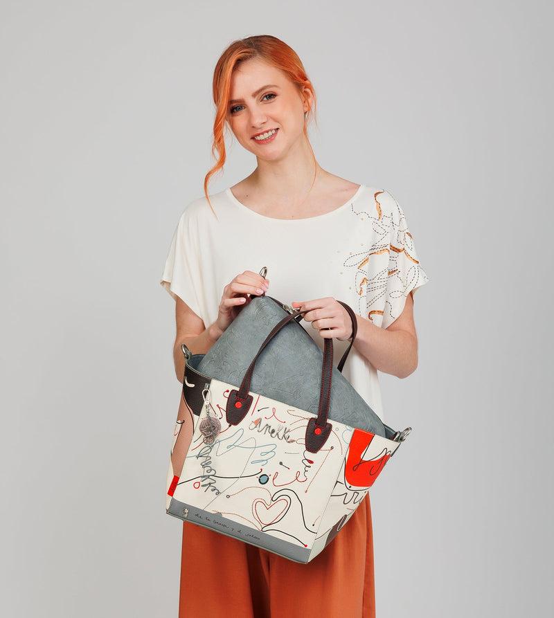 Anekke Black shopper bag Alma En oferta