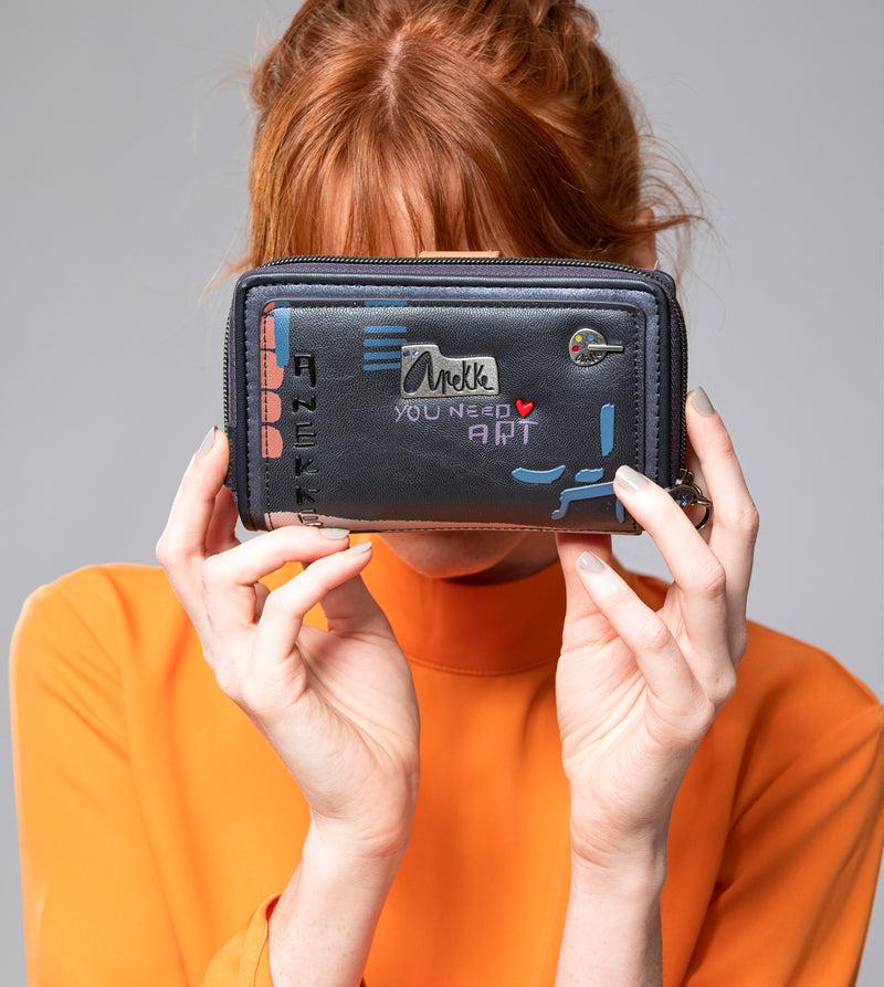 Anekke Medium RFID Wallet Nagare Envío internacional gratuito