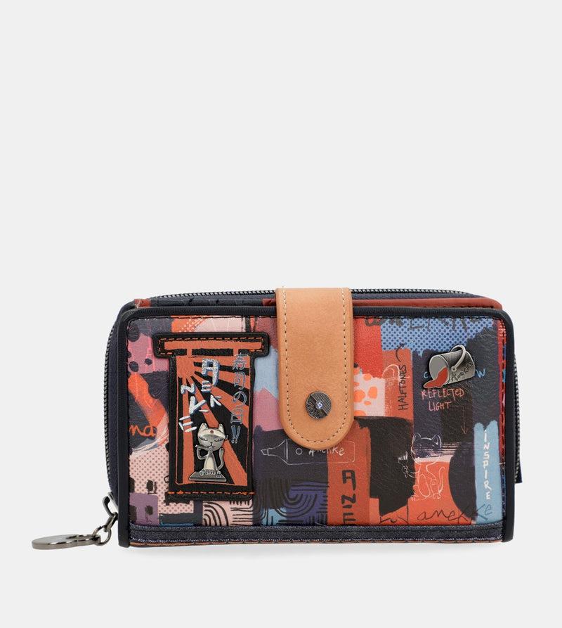Anekke Medium RFID Wallet Nagare Envío internacional gratuito