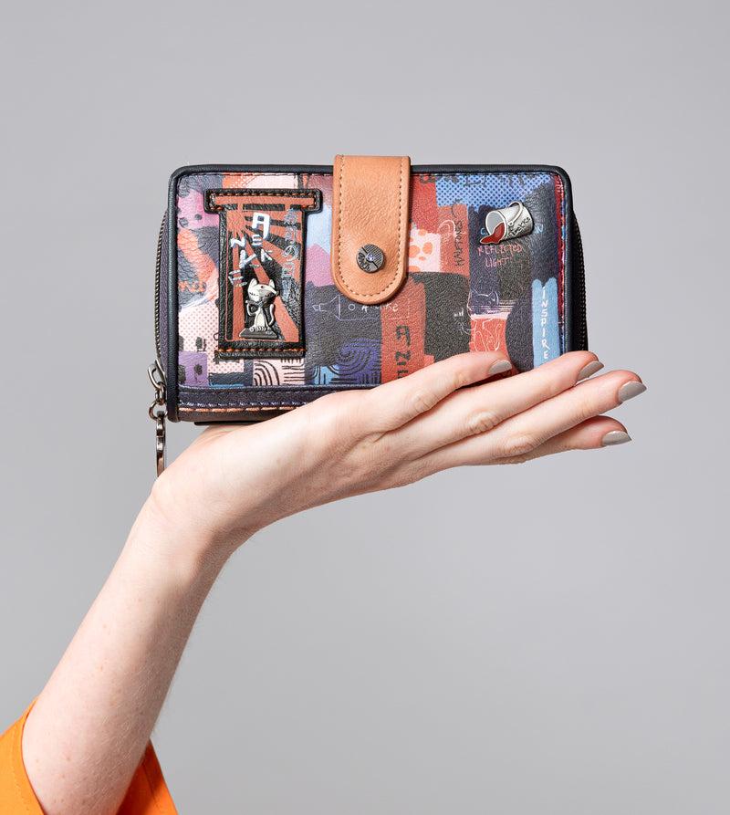 Anekke Medium RFID Wallet Nagare Envío internacional gratuito