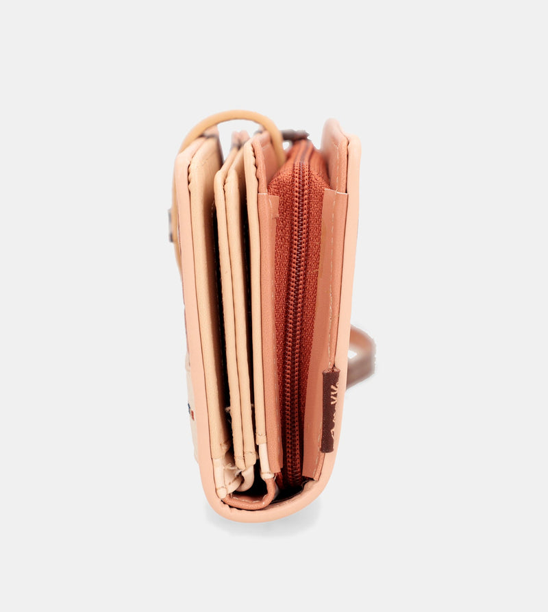Anekke Tribe large brown RFID wallet Precios de Black Friday