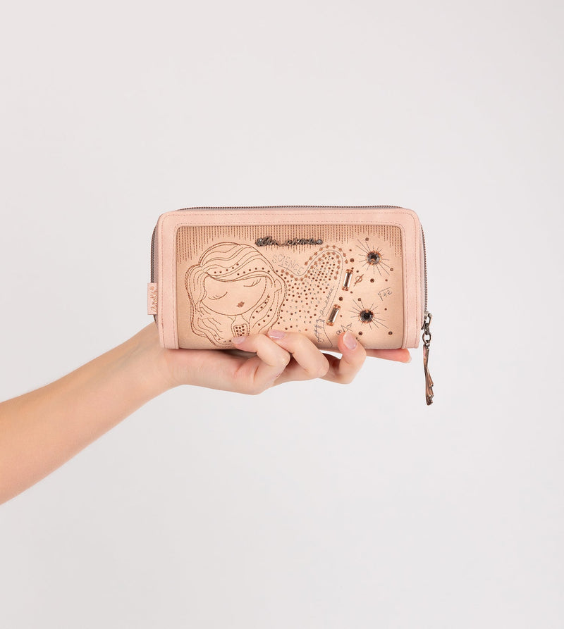Anekke Studio nude RFID wallet Descuentos del mes