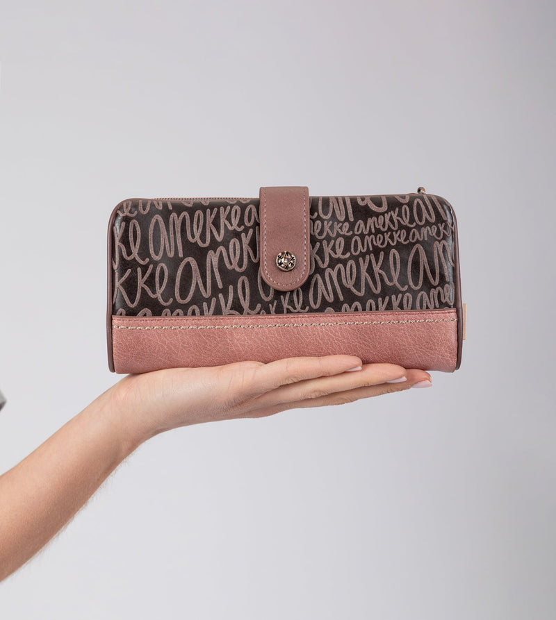 Anekke Hollywood flexible large RFID wallet Descuento por venta flash