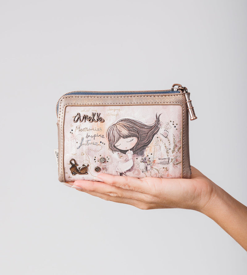 Anekke Medium flexible RFID wallet Memories Promoción por tiempo limitado