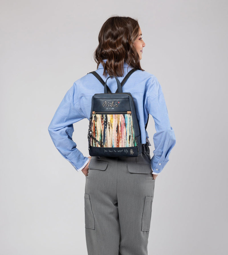 Anekke Studio navy blue pearl backpack Superdescuento