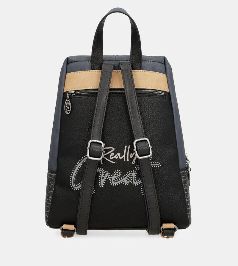 Anekke Studio navy blue pearl backpack Superdescuento