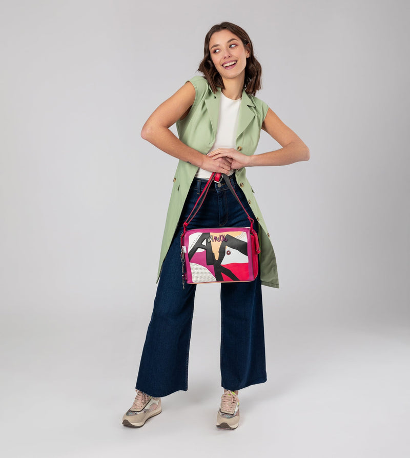 Anekke Fashion rectangular crossbody bag Envío internacional gratuito