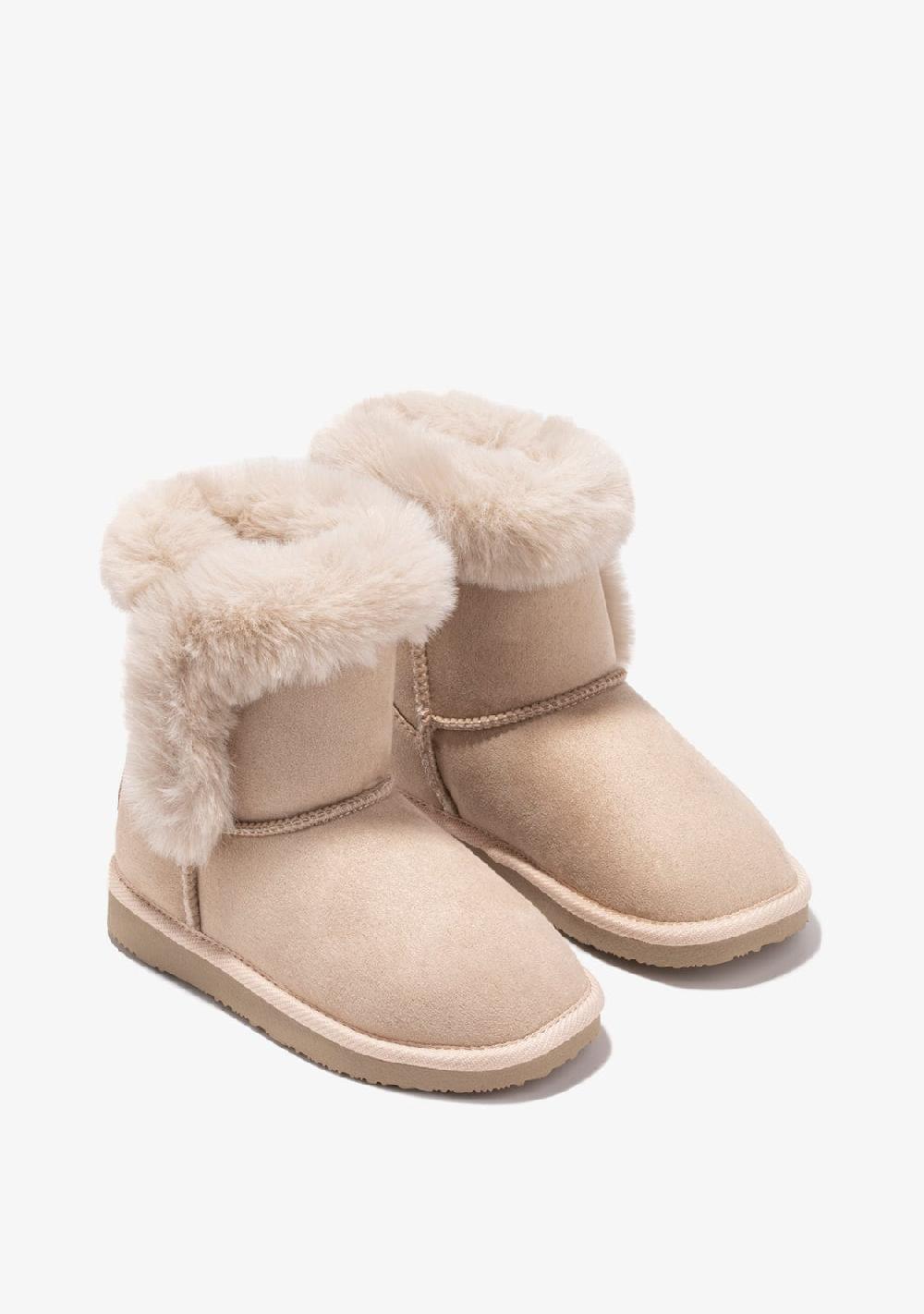 Break & walk Botas Australianas de Pelo Beige