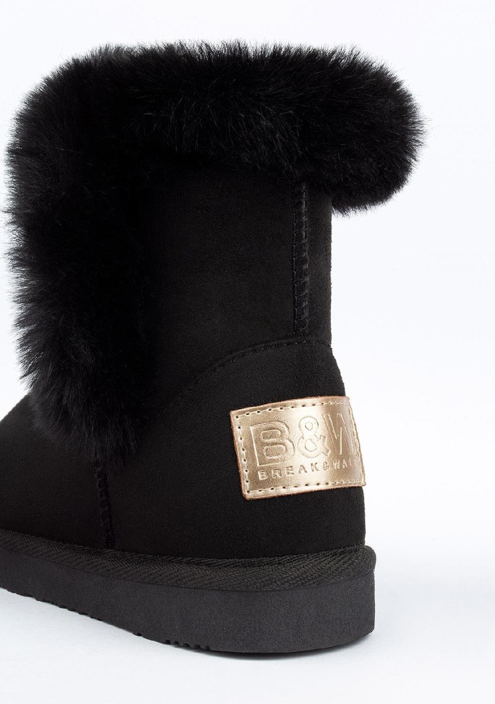 Break & walk Botas Australianas Pelo Negro Superdescuento